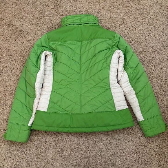 Patagonia Jacket Womens Size Medium Green White Rubicon Rider - Picture 6 of 10